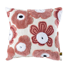 Afbeelding in Gallery-weergave laden, PTMD - Primuse Pink square embroidery flower cushion