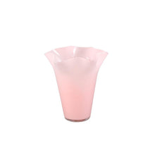 Afbeelding in Gallery-weergave laden, PTMD - Macarena Light Pink glass round vase wavy high S