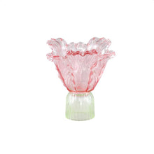 Afbeelding in Gallery-weergave laden, PTMD - Sunehra Pink glass tulip shaped stormlight