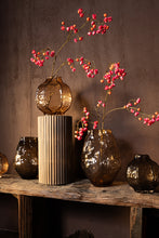 Afbeelding in Gallery-weergave laden, PTMD - Narin Brown round shaped glass vase L