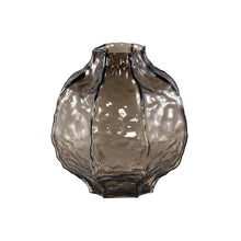 Afbeelding in Gallery-weergave laden, PTMD - Narin Brown round shaped glass vase L