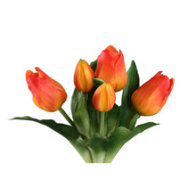 Afbeelding in Gallery-weergave laden, PTMD - Tulip Flower Orange bush with leaves short 5pcs