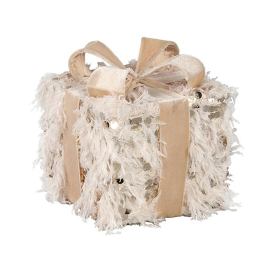 PTMD - Syben Cream fabric present statue with LED S