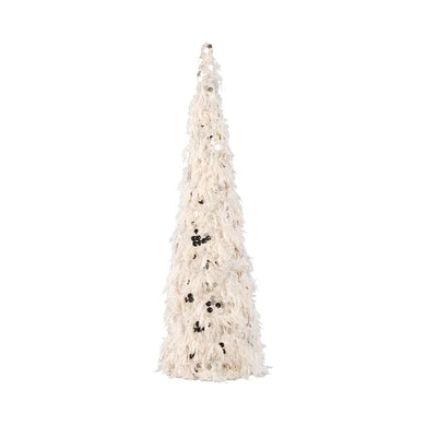 PTMD - Syben Cream fabric tree statue with LED M