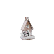 Afbeelding in Gallery-weergave laden, PTMD - Lavi White wooden small house shaped statue LED