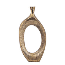 Afbeelding in Gallery-weergave laden, PTMD - Nicarla Brass casted alu vase oval open L
