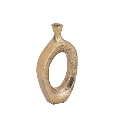 PTMD - Nicarla Brass casted alu vase oval open S