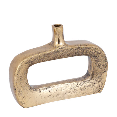 PTMD - Nicarla Brass casted alu vase rectangle open L