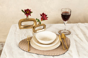 PTMD - Nicarla Brass casted alu vase rectangle open S
