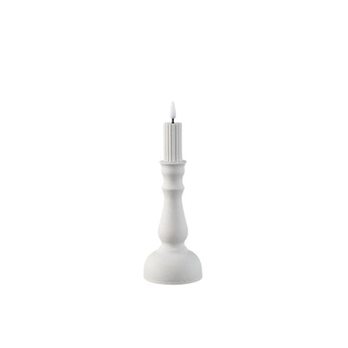 PTMD - Led Candleholder White metal candle A S