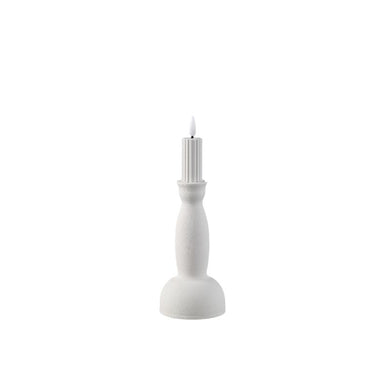 PTMD - Led Candleholder White metal candle B S