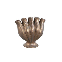 Afbeelding in Gallery-weergave laden, PTMD - Gylian Bronze tubes shaped ceramic vase M