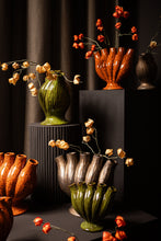 Afbeelding in Gallery-weergave laden, PTMD - Gylian Bronze tubes shaped ceramic vase M