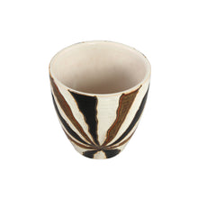 Afbeelding in Gallery-weergave laden, PTMD - Evelin round ceramic pot with lines L
