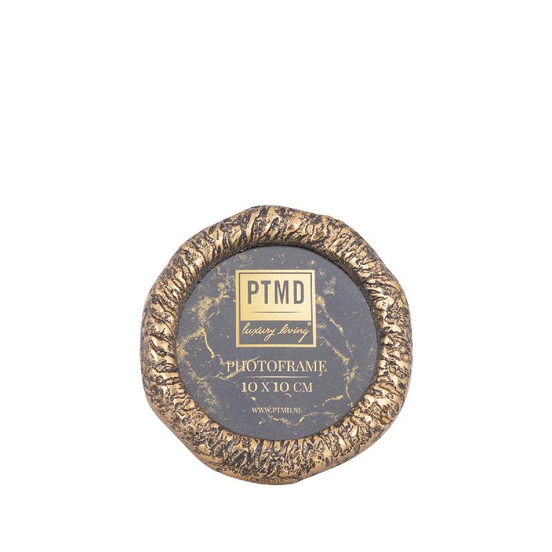PTMD - Paislie Brass casted alu photoframe round