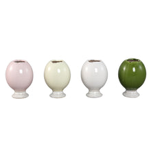 Afbeelding in Gallery-weergave laden, PTMD - Millana Pink round ceramic egg vase crackle
