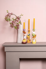 Afbeelding in Gallery-weergave laden, PTMD - Serria Multicolor poly candleholder rabbit duck