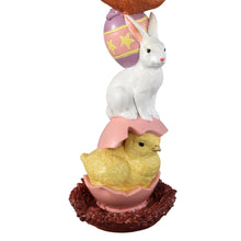 Afbeelding in Gallery-weergave laden, PTMD - Serria Multicolor poly candleholder rabbit duck