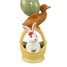 Afbeelding in Gallery-weergave laden, PTMD - Serria Multicolor poly candleholder chicken rabbit