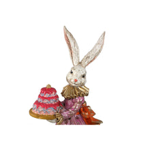 Afbeelding in Gallery-weergave laden, PTMD - Jardon Multicolor poly statue rabbit pink cake