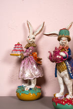 Afbeelding in Gallery-weergave laden, PTMD - Jardon Multicolor poly statue rabbit with pot