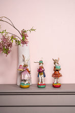Afbeelding in Gallery-weergave laden, PTMD - Jardon Multicolor poly statue rabbit with pot