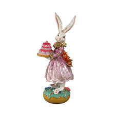 Afbeelding in Gallery-weergave laden, PTMD - Jardon Multicolor poly statue rabbit pink cake