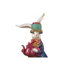 Afbeelding in Gallery-weergave laden, PTMD - Jardon Multicolor poly statue rabbit with pot