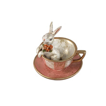Afbeelding in Gallery-weergave laden, PTMD - Jardon Multicolor poly statue rabbit in tea mug