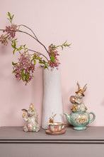 Afbeelding in Gallery-weergave laden, PTMD - Jardon Multicolor poly statue rabbit on tea pot