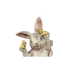 Afbeelding in Gallery-weergave laden, PTMD - Jardon Multicolor poly statue rabbit holding ducks