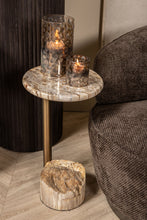 Afbeelding in Gallery-weergave laden, PTMD - Bridgid ombre round glass stormlight dottedS