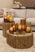 Afbeelding in Gallery-weergave laden, PTMD - Bridgid ombre round glass stormlight dottedS