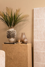 Afbeelding in Gallery-weergave laden, PTMD - Caruso Cream solid glass vase wavy swirl center S