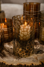 Afbeelding in Gallery-weergave laden, PTMD - Bridgid ombre round glass stormlight dottedM