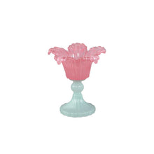 Afbeelding in Gallery-weergave laden, PTMD - Leila Light Pink glass flower shaped tealight