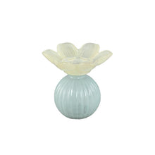Afbeelding in Gallery-weergave laden, PTMD - Leila Yellow glass flower on bulb candle holder