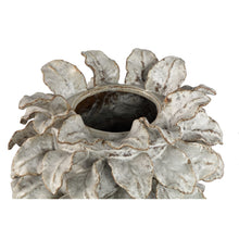 Afbeelding in Gallery-weergave laden, PTMD - Varda Beige ceramic rough vase with leaf details S