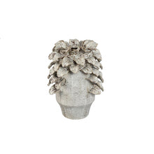 Afbeelding in Gallery-weergave laden, PTMD - Varda Beige ceramic rough vase with leaf details S