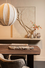 Afbeelding in Gallery-weergave laden, PTMD - Caruso Cream solid glass vase wavy swirl center S