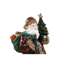 Afbeelding in Gallery-weergave laden, PTMD - Clause Red poly santa statue with giftbag
