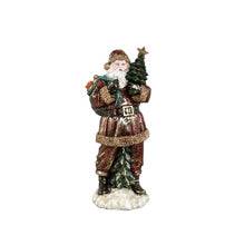 Afbeelding in Gallery-weergave laden, PTMD - Clause Red poly santa statue with giftbag