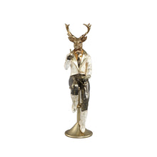 Afbeelding in Gallery-weergave laden, PTMD - Vixen Cream polyresin sitting reindeer statue