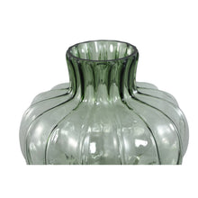 Afbeelding in Gallery-weergave laden, PTMD - Pumpky Sage glass vase pumpkin shape on foot L