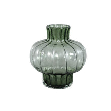 Afbeelding in Gallery-weergave laden, PTMD - Pumpky Sage glass vase pumpkin shape on foot L