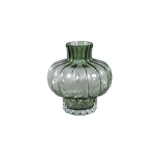Afbeelding in Gallery-weergave laden, PTMD - Pumpky Sage glass vase pumpkin shape on foot S