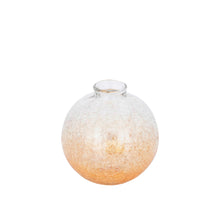 Afbeelding in Gallery-weergave laden, PTMD - Evin Amber glass round vase crackle ombre effect M