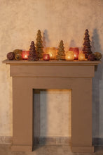 Afbeelding in Gallery-weergave laden, PTMD - Ingra Gold glass round tealight with beads