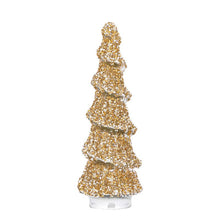 Afbeelding in Gallery-weergave laden, PTMD - Ingra Gold glass tree shaped statue with beads L