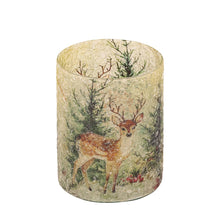Afbeelding in Gallery-weergave laden, PTMD - Renn Clear glass mosaic xmas cilinder stormlight L